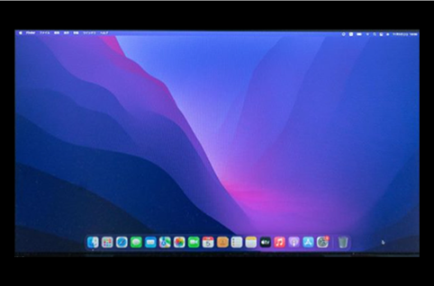 MacOSのデスクトップ画面