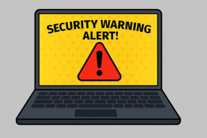 偽のセキュリティ警告アラート