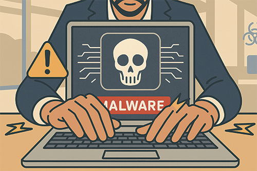 マルウェアに感染したＰＣと攻撃者