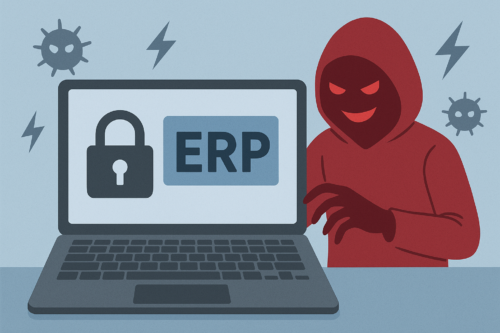 ERPが狙われているイメージ画像