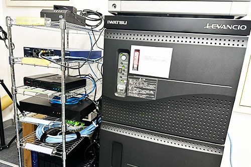 昭和製作所様 設置したサーバー
